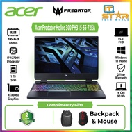 Acer Predator Helios 300 PH315-55-72EA | I7-12700H | 16GB RAM | 1TB SSD | RTX3060 | Laptop15.6" | Win11