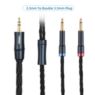 FAAEAL Headset Cable For Hifiman Arya Ananda Sundara Deva Pro 3.5mm/4.4mm to Dual 3.5mm Jack Male Co