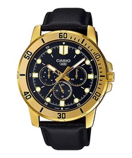 Casio Jam Tangan Pria dengan format Analog MTP-VD300GL-1EUDF