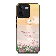 Phone Case HP iQOO Series 13 12 Z9 Z9x Z8 Z7x Z7 Rubber Custom Time Passed Away Quotes Motivation