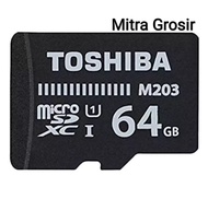 MITRA GROSIR MMC TOSHIBA 64,32,16,8,4,2GB SDHC MCT64 MICRO SD TOSHIBA 64 GB MEMORY HANDPHONE