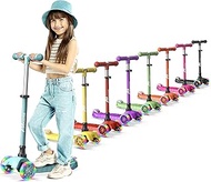 Kids Scooter β Children and Toddler 3 Wheel Kick Scooter β LED Wheel Lights Illuminate When Rolling