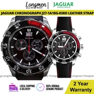[Klang Longmen] 100% Original Jaguar Swiss Movement Chronograph J27-1A18G-03RD Leather Strap Men's W