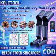 Swelling Edema Air Compression Foot Leg Massager Heating Circulation Pain Relief Home Use Elderly Fo
