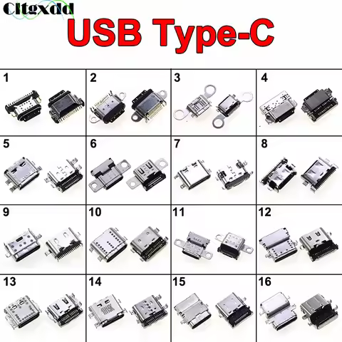 Type-C 16/24 Pin Female Socket USB Connector For Lenovo Nokia Huawei HP ASUS Acer Samsung Laptop Typ