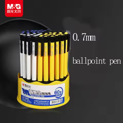 M&G 0.7mm Ballpoint Pen Blue for Students And Business Office Writing Use Wholesale Pack