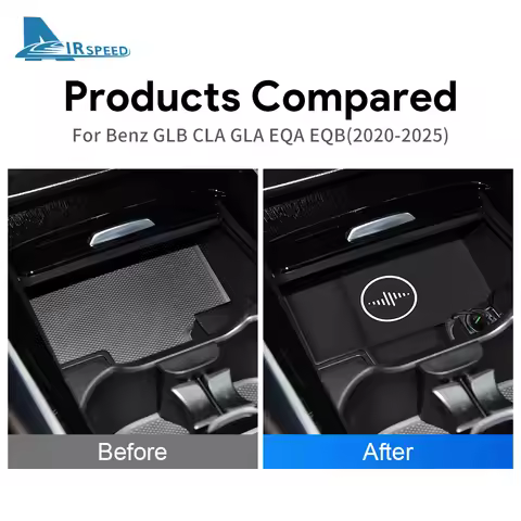 15W Car Wireless Charging Holder For Mercedes Benz CLA GLB GLA Class C118 W118 X247 H247 EQA EQB 202