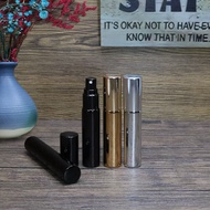 10 ml portable UV glass perfume bottle aluminum atomized spray bottle premium travel perfume bottle 