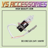 H3 BULB 24V 100W FOR PCS