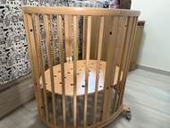 Stokke Sleepi Mini + Extension 嬰兒床連輪 （第一代）