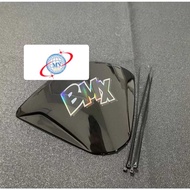 BMX bicycle visor, front shield, BMX variation, BMX bicycle visor, bonus BMX sticker and cable ties