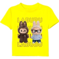 Boys' AND GIRLS' T-SHIRTS SHORT SLEEVES LABUBU DUO GROUP AGE 1-10 YEARS