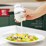 MIZU HAKARU-ICHI Measure Spice Dispenser Seasoning Container Spice Bottle Kitchen Spice Bottle Salt 