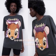 #5 ZARA TRF Disney Dumbo Oversized BF Tshirt Baggy Boyfriend Tee Kaos