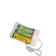 3-Slot USB Battery Charger AA/AAA USB Plug Battery Charger A3/A2