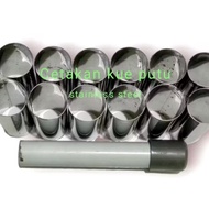 BAMBOO PUTU CAKE MOLD MADE FROM STAINLESS STEEL, SIZE 7 X 3 CM