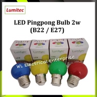 Lumitec Led Pingpong E27 / B22 Bulb 2w