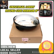 UNIVERSAL LORRY ROUND SIDE MIRROR 8'' HINO PROFIA NISSAN CW520 FUSO ISUZU BALL JOINT MITSUBISHI SL16