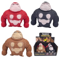 Simulation Gorilla Ape Stretchy Squishy Antistress Squeeze Elastic Monkey Toy