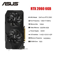 JINDI 2024ที่ใช้ ASUS RTX 2060 Super 6GB 8GB 12GB GDDR6 192บิตการ์ดจอ GPU กราฟิกการ์ด RTX2060