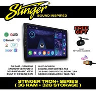 Stinger Tron+ 8 Core Android Player 3Ram 32Rom Support 4g 360 Camera Dsp Qled Carplay