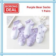 Cartoon Socks Women Socks Men Cartoon Stokin Perempuan Stokin Lelaki 1 Pair TLG