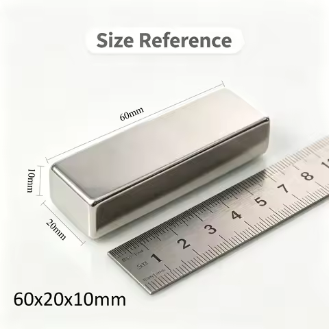 60x20x10mm Square Magnets Can Be Widely Used for Refrigerators, Office Document Fixation and DIY 60x