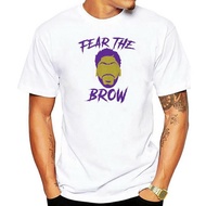 Fear The Brow Anthony Davis La Custom Men'S Shirt T-Shirt New ?Casual Print Fashion Tee Shirt