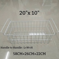 Freezer Basket Chest Freezer Wire Mesh Coated Basket Organizer