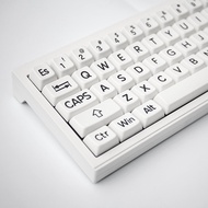 Bộ Bàn Phím Cơ MDA Minimalist Black Large Letter Keycaps PBT 61/68/75/84/87/89/96-Key Bàn Phím Cơ Bề