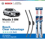 Bosch Clear Advantage U Hook Wiper Set for Mazda 3 Sedan (BM) (BCA24"/BCA18")
