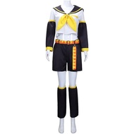 Miku Rin Len Trang Phục Cosplay Halloween Đồng Phục Trọn Bộ Tops + Quần Short Cho Phụ Nữ Người Đàn Ô