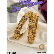 Indian gold plated bangles 2.8 size