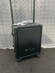 New：罕有墨綠Fila 20 吋鋁合金框登機行李箱 53 x 23 x 38cm （細緻到驚人！）