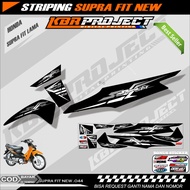 SUPRA FIT NEW STIKER STRIPING PREMIUM MOTOR PREMIUM KEREN LIS VARIASI SUPRA FIT NEW STIKER MOTOR HON