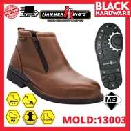 BLACK HARDWARE Rock Hammer King 13003 Kasut Kerja Lelaki Tinggi Jogger Asics Leather Safety Shoes Bo