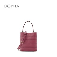 Bonia Maroon Carrie Crossbody Bag