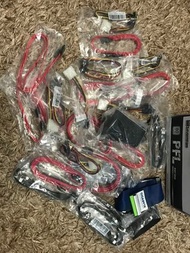 全新 各種規格 電腦硬碟排線 SATA IDE 大4pin 6pin 小4pin 電源線 等 一堆 一條10元