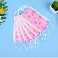 50 pcs Kids face mask pelitup muka budak hello kitty