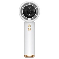 N607 High-Speed Handheld Fan Mini Outdoor Refrigeration Turbo Portable Folding Digital Display Viole