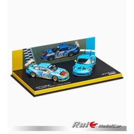 1: 43 Germany Porsche Original Factory Porsche 911 992 996 GT3 RS Commemorative Set Car Model