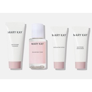 Mary Kay Mattifying Go Set Cleanser Scrub Toner Moisturizer Set of 4 (Trial, Travel Sized, Convenien