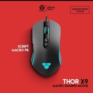 Fantec Mouse Gaming Macro thor x9 sensor optic game mouse RGB original