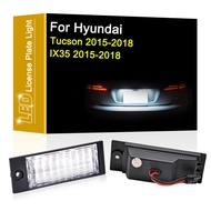 12V LED Number Plate Lamp For Hyundai Tucson IX35 2015 2016 2017 2018 White License Plate Light Asse