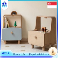 R0  WYT R0 Bedside Wood  Solid Log Children's Room Storage Cabinet DVML  R0