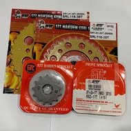 LAGENDA115 Z ZR LAGENDA 115 FI STT 415 GOLD EMAS STT SPROCKET SPOCKET SPOKET SPROKET REAR FRONT SRL1