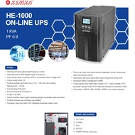 KENIKA UPS Online pure sinewave 1KVa (HE-1000) 
