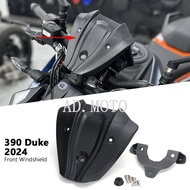 New Motorcycle Accessories Windshield Windscreen Front Wind Deflector Guard Black For 390 Duke 390Du