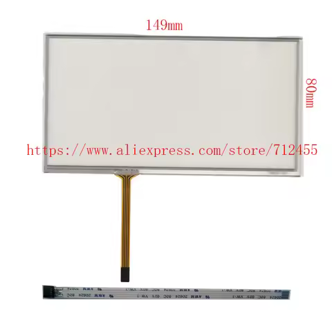 for SONY XAV-601BT XAV64-BT compatible resistance screen 4 wire Universal LCD Touch Screen Panel Dig