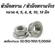 สกรูติดแหวน m6 6 มิล (หัวเบอร์8) (จำนวน 10/50/100/1000 ตัว) น็อตติดแหวน #เลือกยาว 15 20 25 30 35 40 